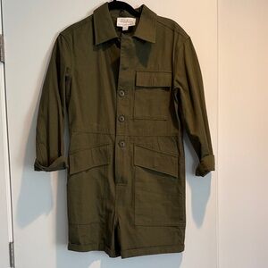 Mare Mare x Anthropologie  Olive Green Women’s Long Sleeve Romper